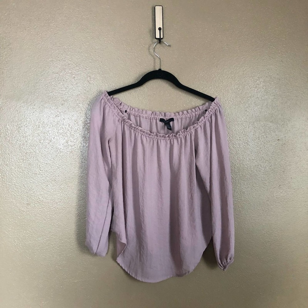 Forever 21 Pink Off The Shoulder Blouse Size S